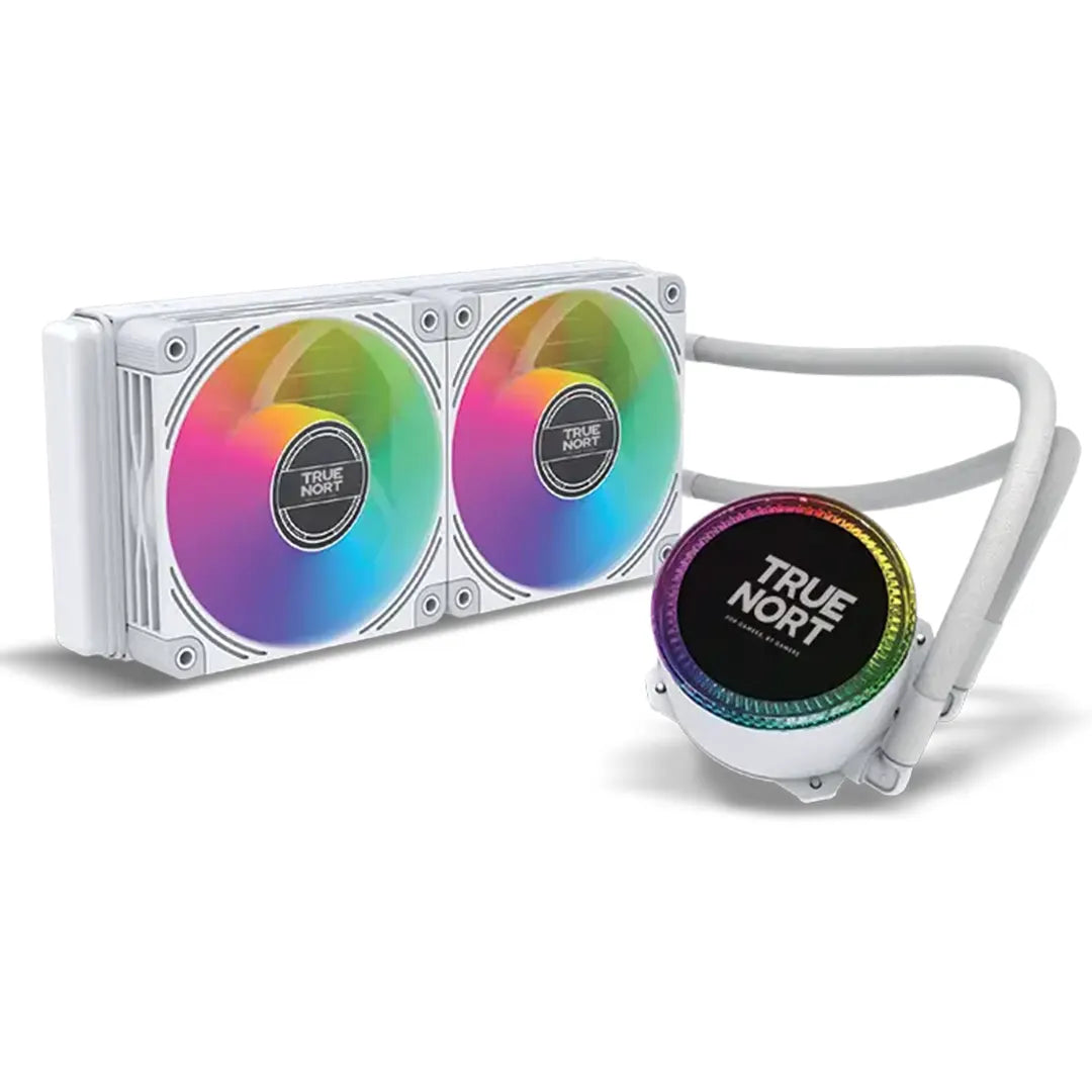 Truenort 240mm Liquid Cooler with 5V ARGB fan strong water cooler for gaming computer case cooler White Truenort 240mm Liquid Cooler with 5V ARGB fan strong water cooler for gaming computer case cooler White